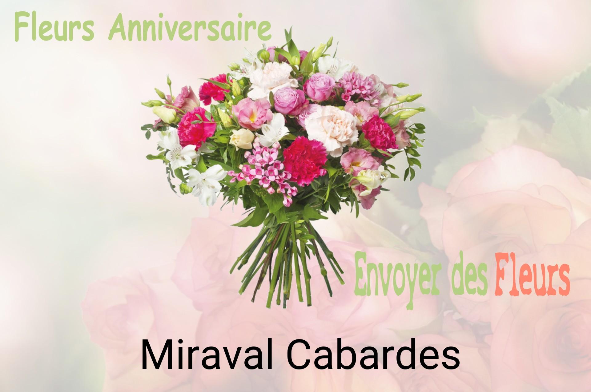 Bouquet de fleurs d’anniversaire livré à Miraval-Cabardes